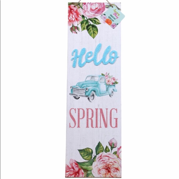 COPY - Spring Fling Hanging Welcome Signs, 19inx5.875 in. - Picture 3 of 16